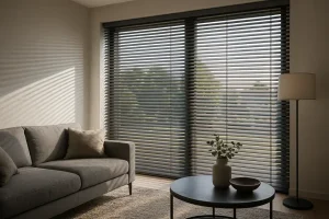 Persiana horizontal alumínio 25mm resistente: escolha segura e elegante para sua casa