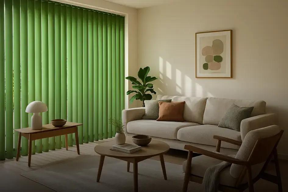 Persiana vertical em relvado: descubra benefícios e estilo para seu ambiente