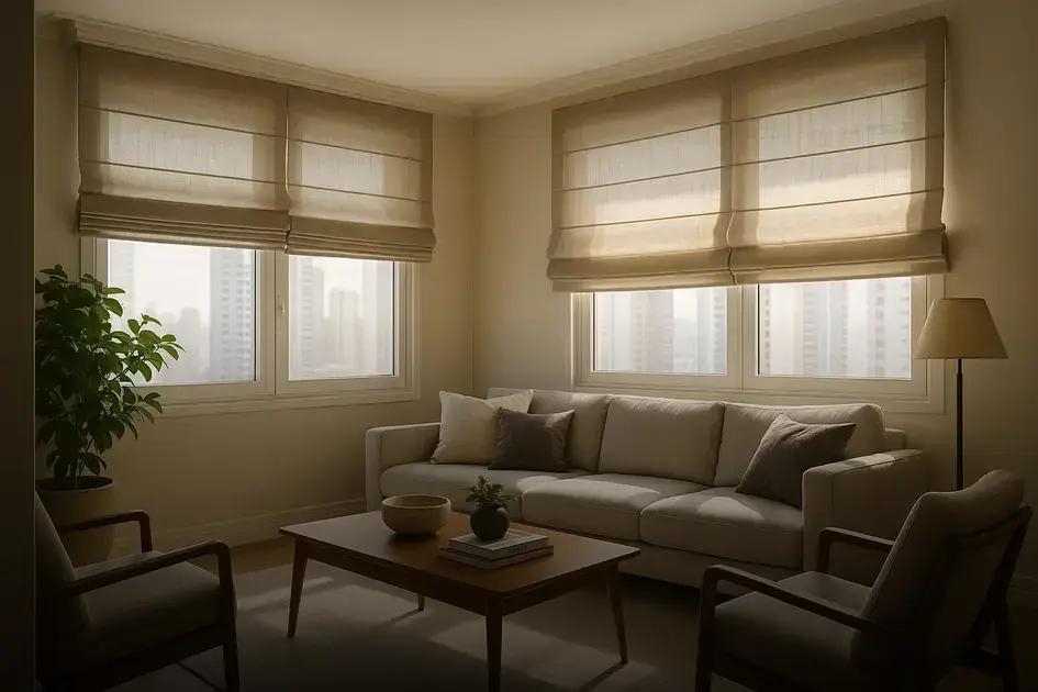 Persianas romana em Balneário Camboriú: conforto e estilo para sua casa hoje