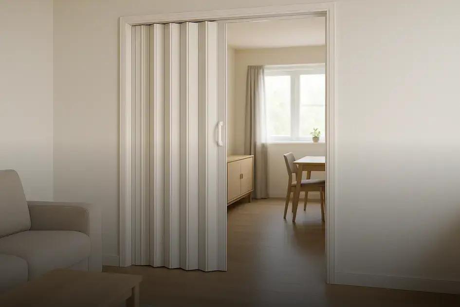 Porta sanfonada em pvc em Coronel Barros: veja como transformar seu espaço com praticidade