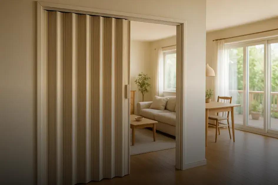 Porta sanfonada em PVC em Jardim Alegre: conheça as vantagens para seu espaço