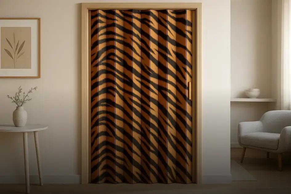 Porta sanfonada em PVC em Tigrinhos: descubra vantagens e aplicações práticas