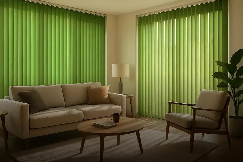 Persiana vertical em relvado: escolha prática para estilo e controle de luz