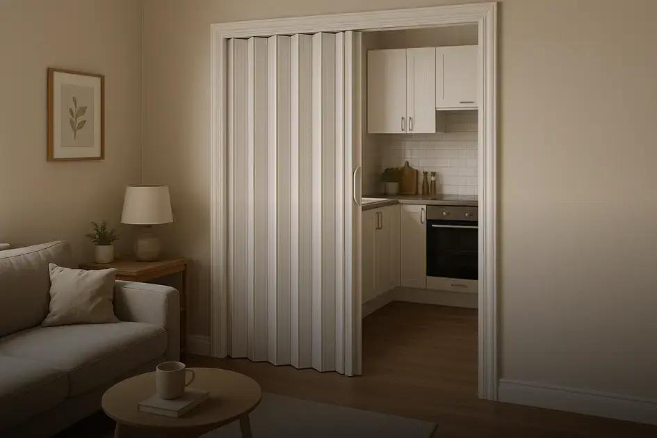 Porta sanfonada em pvc em Rio Fortuna: facilidade e espaço sem complicação