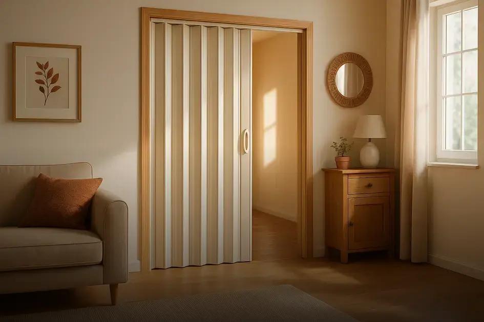 Porta sanfonada em PVC em São Pedro do Sul: veja por que escolher a ideal agora