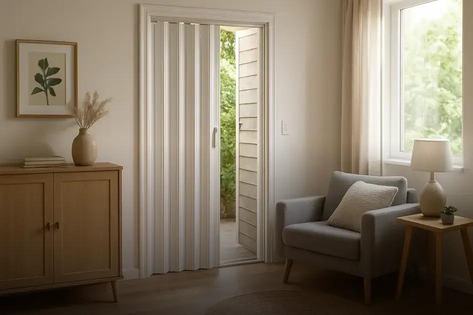 porta sanfonada em pvc em xaxim: aproveite praticidade e estilo para sua casa