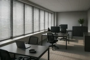 Persiana Horizontal Alumínio 25mm para escritório: conforto e estilo no seu ambiente