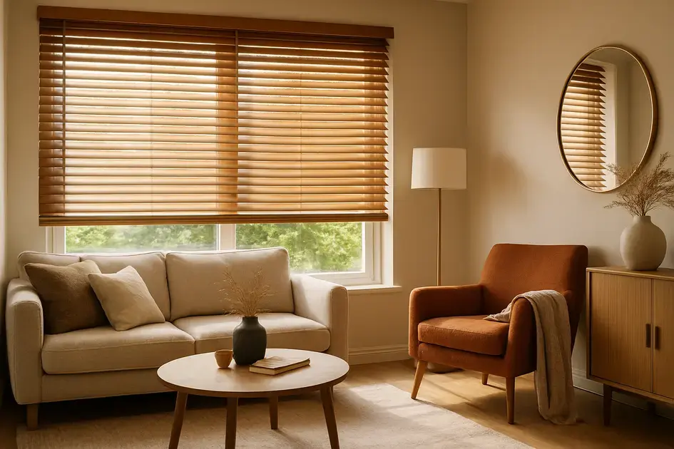 Persiana horizontal em madeira 50mm sob medida: estilo e funcionalidade para seu ambiente